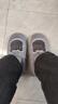 京东京造家居包脚棉拖鞋 轻简毛绒保暖包跟棉拖鞋男款 灰色44-45  JZ-3222 实拍图