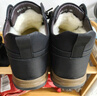 卡帝乐鳄鱼（CARTELO）男士加绒棉鞋大码棉靴冬季加厚羊毛男靴雪地靴男9321 44 黑色 实拍图