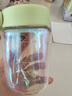 富光嘟嘟玻璃杯 高硼硅玻璃高颜值水杯子 女生便携牛奶咖啡刻度茶杯 实拍图