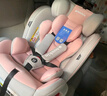 Heekin德国 儿童安全座椅汽车用0-4-12岁婴儿宝宝360度旋转ISOFIX硬接口 时尚粉(ISOFIX+360度旋转) 实拍图
