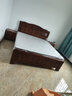 小木窝（XIAOMUWO） 小木窝 床 实木床现代中式单人大床简约家具主卧高箱双人床婚床 床+床垫+床头柜*2【支架】 1800*2000 实拍图