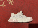 牧童儿童运动鞋春秋款女童轻便减震户外小童鞋网面透气男童跑步鞋子 浅绯粉（舒适双网） 28 鞋内长18.0cm/适合脚长17.5cm 实拍图