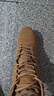 仪标新式棕色作战靴超轻训练真皮防水战靴沙漠高帮登山鞋户外作战鞋男 高配作战靴【铜扣碳板】质保一年 42 实拍图
