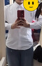 猫人长袖衬衫女白色职业2025秋季通勤正装职业工作服白衬衣白色37 实拍图
