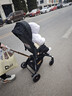 SMARTSTROLLER遛娃神器婴儿推车可坐可躺轻便折叠双向高景观0-6岁用宝宝溜娃车 星空黑(铝合金车架+3D舒适透气) 实拍图