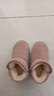 巴布豆童鞋冬季保暖儿童雪地鞋加绒加厚女童学步鞋116345039藕粉色30 实拍图