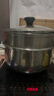 爱仕达（ASD）汤锅 304不锈钢小蒸锅 带蒸屉炖煮锅 24CM燃气电磁炉通用奶锅B1-Z 实拍图