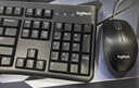 罗技（Logitech）MK120 键鼠套装 有线键鼠套装 办公键鼠套装 电脑键盘 USB即插即用 全尺寸 黑色 实拍图