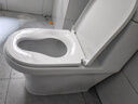 箭牌（ARROW）卫浴大冲力喷射虹吸式防臭节水马桶家用缓降盖板连体抽水坐便器 镇店款/豪华加厚/旋涡冲水/ 1185U,305坑距20天发 305/300mm 实拍图