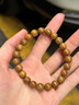 普陀山绿檀木手串檀木檀香佛珠手链盘玩高密度念珠男女情侣送人生日礼物 实拍图
