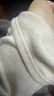 顶瓜瓜秋衣秋裤女秋冬纯棉内衣薄款棉毛衫套装11104 彩棉米女(圆领) 170 实拍图