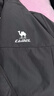 骆驼（CAMEL）防泼水夹克男户外防风连帽风衣外套秋 C15CABLH010 幻影黑 XL 实拍图