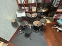 斗牛士（Bullfighter）架子鼓成人初学者儿童专业考级爵士鼓打击乐器 黑色5鼓4镲（升级油皮鼓面） 实拍图