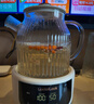 乐扣乐扣全玻璃养生壶电热水壶分体式烧水煮茶壶小花茶壶恒温加热保温迷你泡茶壶1L 实拍图