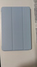 【硅胶防摔】适用ipad保护壳保护套2017/2018款平板外壳套笔槽防摔硅胶三折全包9.7寸air6pro11寸 白冰蓝【液态手感丨轻薄有型】 iPad Mini4/5 (7.9英寸) 实拍图