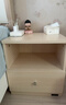 全友家居【床头柜合集】卧室收纳储物柜客厅边角木柜XJ(需自行安装) 106302K-2单床头柜*1 实拍图