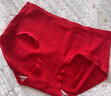 欧迪芬6条内裤女士本命年马年纯棉红色内裤加长底档中腰少女三角内裤 实拍图