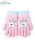 迪士尼（Disney）冰雪奇缘儿童手套冬天女童女孩分指冬季加绒保暖五指女冬 实拍图