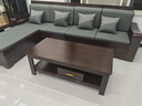 墨宸沙发 紫金檀木实木沙发新中式客厅大小户型冬夏两用转角储物家具 四人位+贵妃+长茶几 实拍图