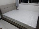 奶油风轻奢真皮床现代简约双人床1.8m主卧床软包床1.5米双人婚床 真皮床+T333全拆乳胶床垫-包安装 1500mm*2000mm框架结构 实拍图