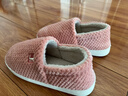 京东京造【厚底防滑】棉拖鞋男士冬季室内居家毛拖保暖全包粉红色40-41 实拍图