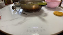 富得莱 饭菜保温板 加热菜板 暖菜板2025新款 圆形家用智能多功能带火锅电磁炉 自动恒温餐桌旋转盘神器 语音白88cm电动旋转电磁炉火锅 实拍图