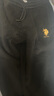 U.S. POLO ASSN.运动裤加绒男士休闲裤冬季保暖男裤宽松卫裤保罗裤子 黑平 2XL 实拍图
