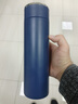 富光 保温杯高档男女316不锈钢学生便携泡茶大容量水杯年货礼品定制 墨蓝600ml【316内胆】 实拍图
