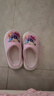 小马宝莉（MY LITTLE PONY）儿童棉拖鞋室内秋冬保暖防滑6-12岁中大女童加绒棉鞋 粉36-37码 实拍图