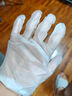 妙洁柔韧一次性手套 PE材质 100只装 27cm 食品级柔软服帖 强韧不易破 实拍图