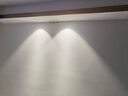 雷士（NVC）射灯led防眩超薄36°射灯嵌入式天花灯网红小山丘背景墙客厅卧室 弧影Ra98-9W暖白光-开孔75mm 实拍图