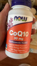 诺奥(NOW Foods)辅酶Q10胶囊30mg*120粒守护心脏备孕 中老年 美国进口 实拍图