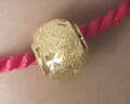 六福珠宝新年礼物 足金满天星黄金转运珠路路通串珠 计价 约0.98克 实拍图