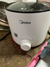 美的（Midea）电煮锅 宿舍小电锅 电蒸锅 学生寝室一体泡面小火锅多功能锅 电煮锅小型1-2人XZE1613 配蒸笼 1.7L 实拍图