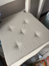 宜家（IKEA）JUSTINA贾斯迪纳椅垫简约舒适家用椅子坐垫办公室久坐 淡红色白色椅垫 实拍图