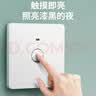 国际电工触摸感应开关触摸式墙壁延时楼梯灯触碰开关楼道走廊廷时开关面板 二线触摸开关-特价款【白色】 实拍图