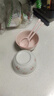 【天天低价】新款釉下彩陶瓷碗餐具套装少女心ins风陶瓷碗勺 蝴蝶结两碗两勺 实拍图
