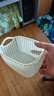 京东物流 仿藤编桌面收纳篮杂物厨房零食收纳筐浴室洗澡小篮子 【热销】1个装 实拍图