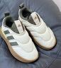 adidas ADIPUFF面包鞋防滑耐磨一脚蹬柔软舒适棉鞋阿迪达斯轻运动   奇妙白/岩层橄榄绿/岩层青铜色(推荐选大半码)   38 实拍图
