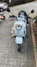 绿源（Luyuan）电动摩托车 M7超长续航强动力踏板车国民好车【续74公里-60V20AH-5块铅酸电池-1000W】云影灰 实拍图