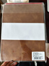 嘉然恒 商务肤感羊巴皮笔记本本子A4加厚大号软皮面记事本笔记本子文具高颜值工作日志会议记录本可定制 棕色 实拍图