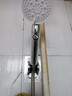 Rosecret【德国】增压淋浴花洒喷头全套强劲家用多功能洗澡手持莲蓬喷头 银色-单喷头+1.5米防爆软管+支架丨浴室浴霸一整套 硅胶出水孔密集大出水量畅享淋浴 实拍图