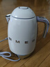 SMEG/斯麦格复古电热水壶KLF04烧水壶大容量家用不锈钢恒温养生壶泡茶热牛奶自动断电保温生日新年礼物 1.7L 奶白色 实拍图