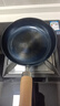 章丘铁锅正宗手工锻打铁锅无涂层物理不粘锅炒锅老式家用炒菜锅厨具轻音 大师版古法原色(未干烧） 32cm 实拍图