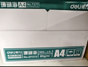 得力（deli）珊瑚海A4打印纸 80g500张*5包一箱 双面使用 加厚复印纸 整箱2500张7378【销冠系列】 实拍图