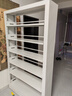 昭简钢制书架书柜落地置物储物架家用图书馆收纳架子 1.2米宽主架【珍珠白】 六层2.0m高 实拍图