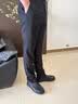 红蜻蜓加绒男棉鞋秋冬男士一脚蹬软底休闲皮鞋男WTA33107黑色绒里41 实拍图