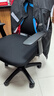 得力（deli）4900S 人体工学靠背办公椅/电脑椅/职员椅 可升降转椅舒棉坐垫 黑 实拍图