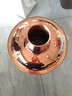 炊老爷紫铜火锅炉铜锅老北京纯铜火锅老式木炭涮肉鸳鸯锅暖土碳专用锅具 特厚清汤锅（6人以下使用） 32cm 实拍图
