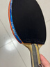 红双喜三星乒乓球拍 横拍H3002单拍附拍套乒乓球 实拍图